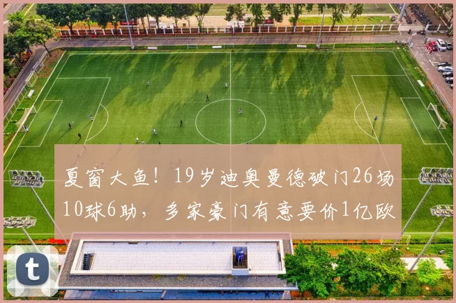 夏窗大鱼！19岁迪奥曼德破门26场10球6助，多家豪门有意要价1亿欧
